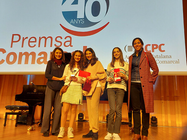  Tres alumnes premiades als "Premis Premsa Comarcal a la Solidaritat"